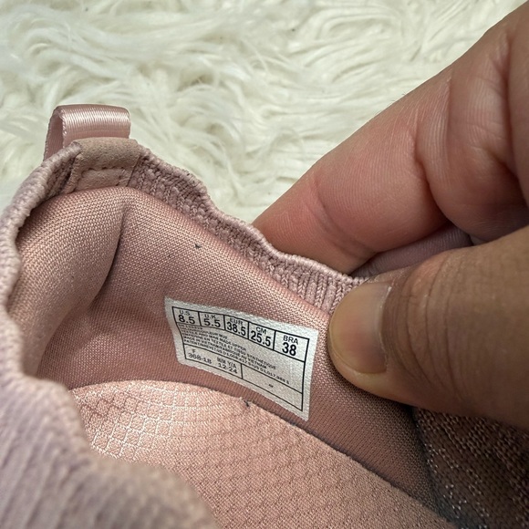 Skechers Pink Knit Slip-On Sneakers Size 8.5 Lightweight Comfort Walking Shoes - Picture 7 of 8